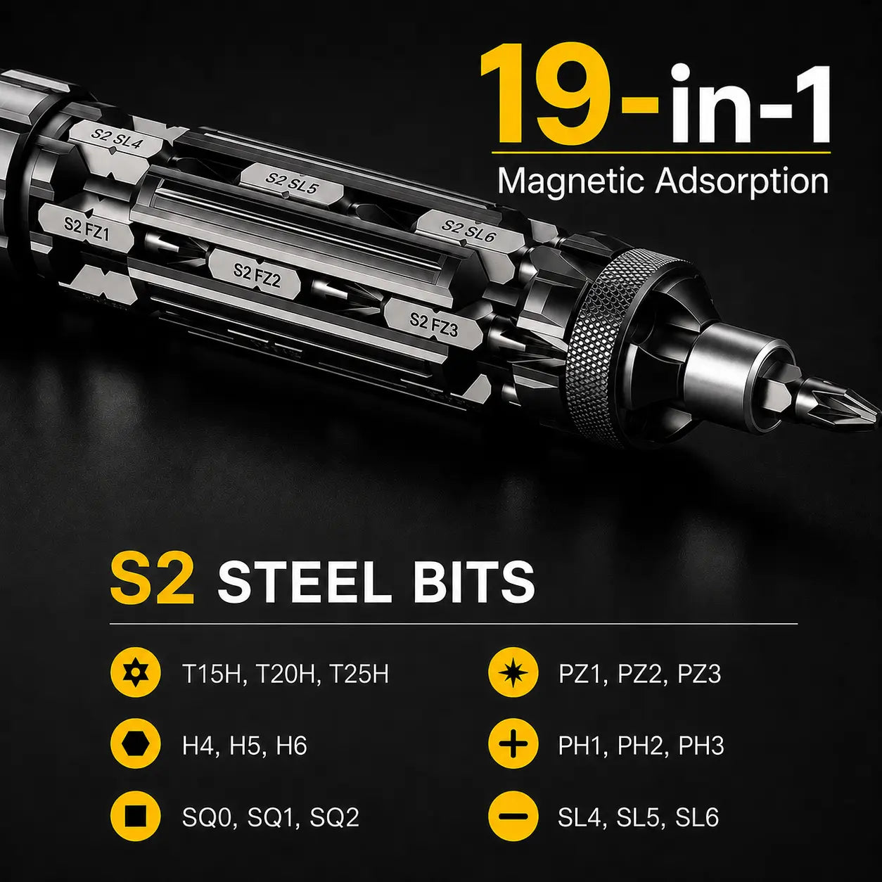 Destornillador Magnético Multix™ 19 en 1